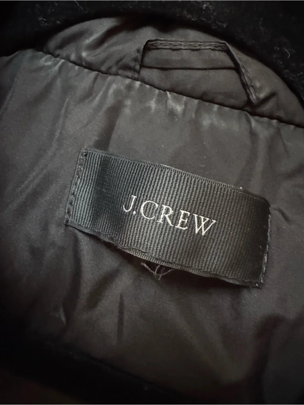 J.Crew Quilted Lightweight Vest - Black size Small